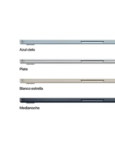 Portátil Apple MacBook Air M4 (2025) MW1G3Y/A Plata