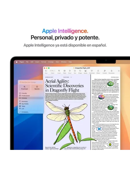 Portátil Apple MacBook Air M4 (2025) MW1G3Y/A Plata