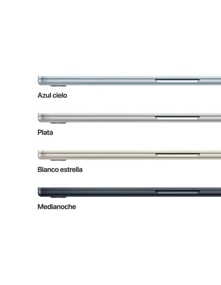 Portátil Apple MacBook Air M4 (2025) 15,3 MW1H3Y/A Plata
