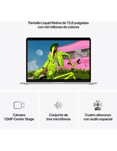 Portátil Apple MacBook Air M5 (2026) MDH84Y/A 13.6" Plata