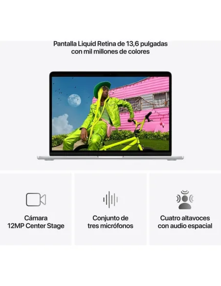 Portátil Apple MacBook Air M5 (2026) MDH84Y/A 13.6" Plata