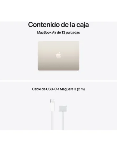 Portátil Apple MacBook Air M5 (2026) MDHC4Y/A 13.6" Blanco