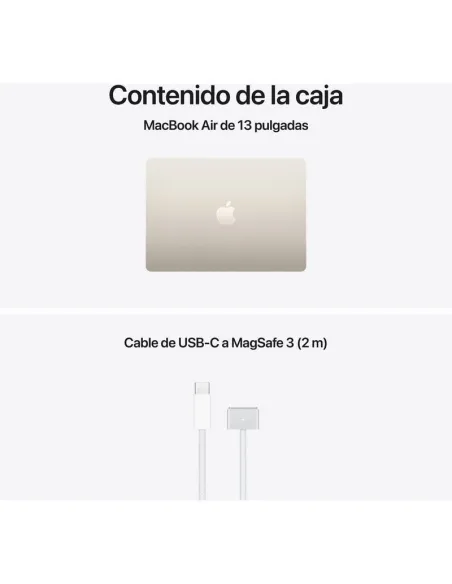 Portátil Apple MacBook Air M5 (2026) MDHC4Y/A 13.6" Blanco