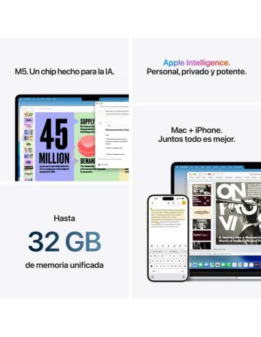 Apple MacBook Air M5 (2026) MDHC4Y/A 13.6" Medianoche