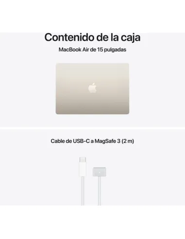 Apple MacBook Air M5 (2026) MDVD4Y/A 15.3" Blanco Estrella