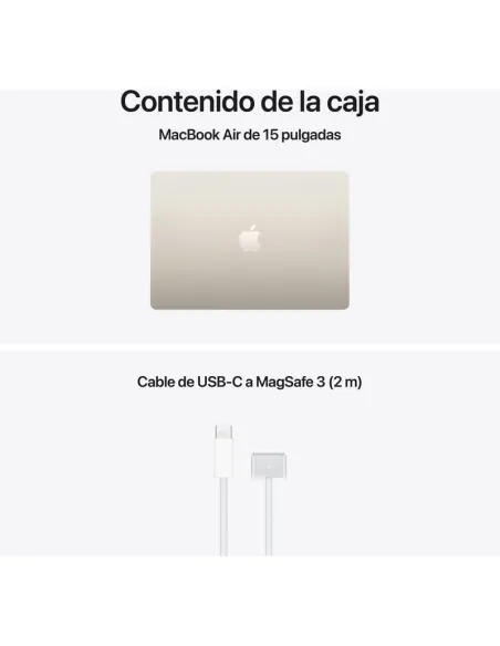 Apple MacBook Air M5 (2026) MDVD4Y/A 15.3" Blanco Estrella
