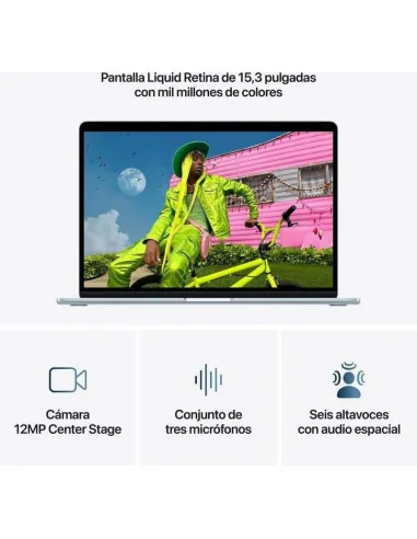 Apple MacBook Air M5 (2026) MDVQ4Y/A 15.3" Azul Cielo