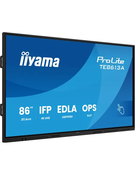 Pantalla Interactiva iiyama ProLite TE8613A-B2AG 86" 4K UHD