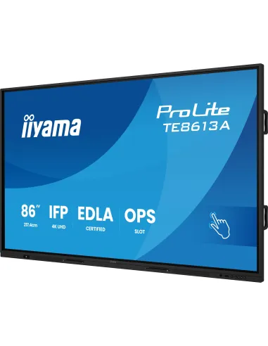 Pantalla Interactiva iiyama ProLite TE8613A-B2AG 86" 4K UHD