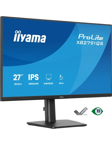 Iiyama ProLite XB2791QS-B1 27" Quad HD 75Hz IPS Altura Ajustable 1ms