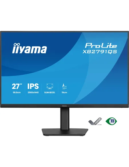 Monitor iiyama ProLite XB2791QS-B1 de 27" QHD con pivot