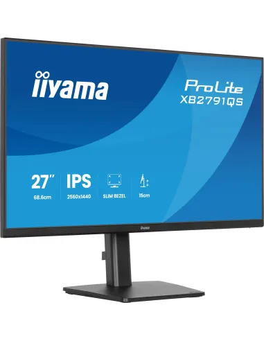 Monitor iiyama ProLite XB2791QS-B1 de 27" QHD con pivot
