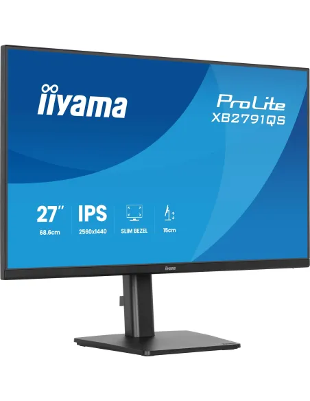 Monitor iiyama ProLite XB2791QS-B1 de 27" QHD con pivot