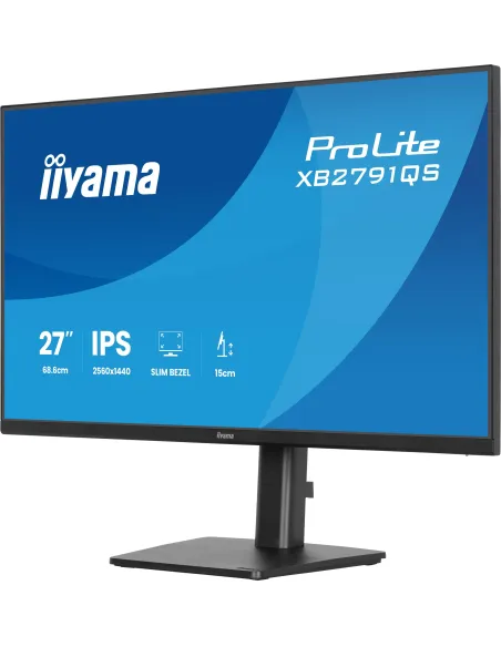 Monitor iiyama ProLite XB2791QS-B1 de 27" QHD con pivot