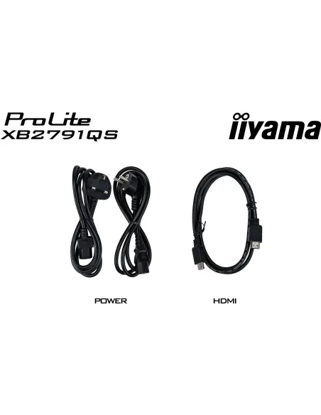 Monitor iiyama ProLite XB2791QS-B1 de 27" QHD con pivot