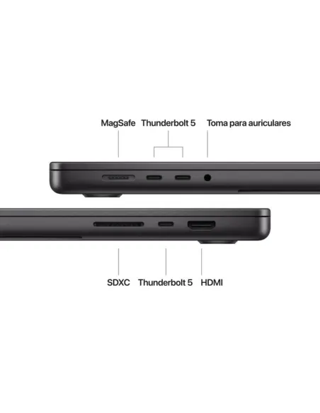 Portátil Apple MacBook Pro M4 Max (2024) MX313Y/A 48GB y 1TB