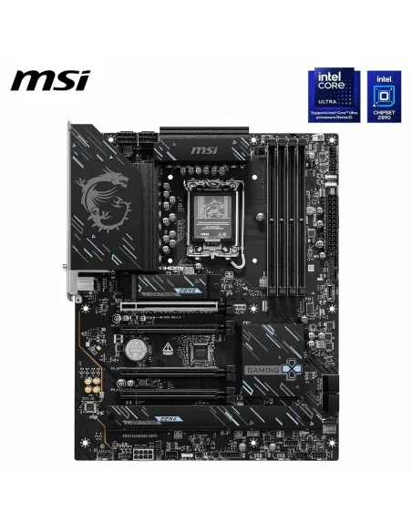 Placa base gaming MSI Z890 GAMING WIFI con Wi-Fi 7