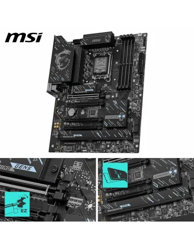 Placa base gaming MSI Z890 GAMING WIFI con Wi-Fi 7