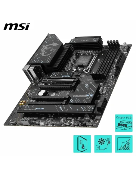 Placa base gaming MSI Z890 GAMING WIFI con Wi-Fi 7