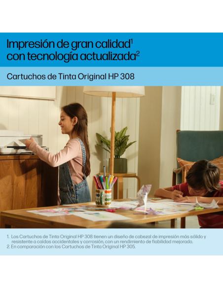 HP 308 7FP21UE Cartucho de Tinta Original Negra UE