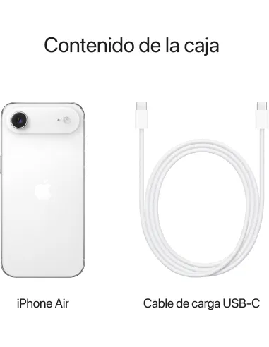 Smartphone Apple iPhone Air 1TB Blanco Nube 120 Hz y eSIM