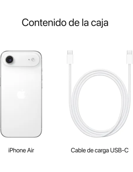 Smartphone Apple iPhone Air 1TB Blanco Nube 120 Hz y eSIM