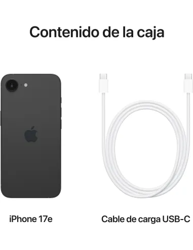 Smartphone Apple iPhone 17e 256 GB Negro pantalla OLED 6,1"