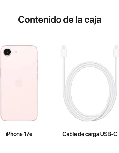 Smartphone  Apple iPhone 17e 512 GB Rosa pantalla OLED 6,1"
