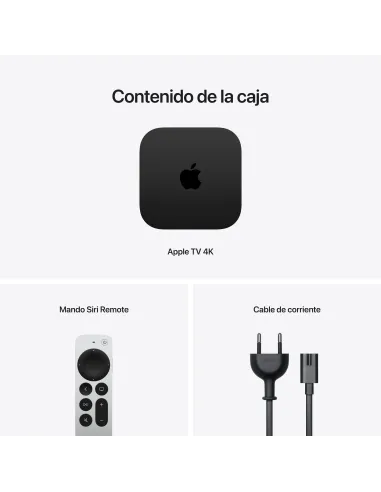 Reproductor Multimedia Apple TV 4K 128GB WiFi Ethernet
