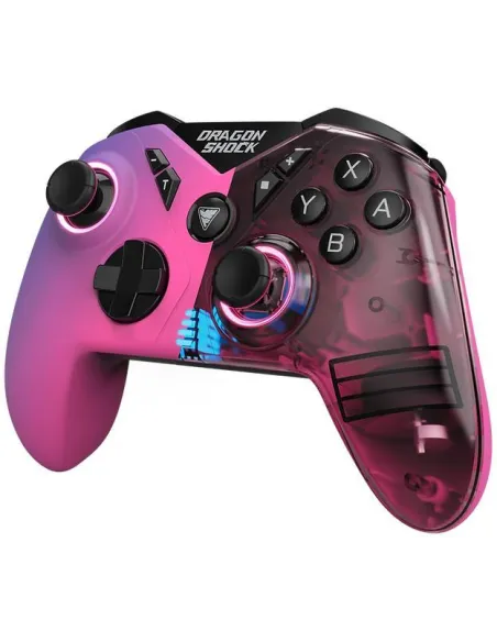 DragonShock Nebula Ultimate Pro Mando Inalámbrico para Nintendo Switch Rosa