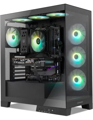 Semitorre ATX NOX Hummer Galaxy Negra con USB-C