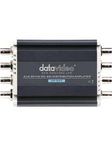 DataVideo VP-597 Amplificador de Distribución 2x6 3G HD/SD-SDI