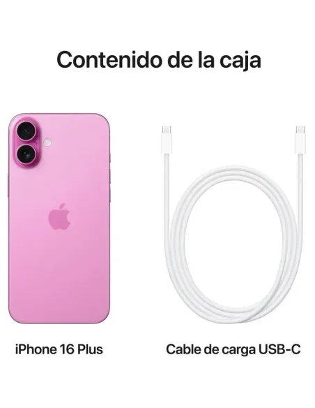 Smartphone Apple iPhone 16 Plus 128GB Rosa