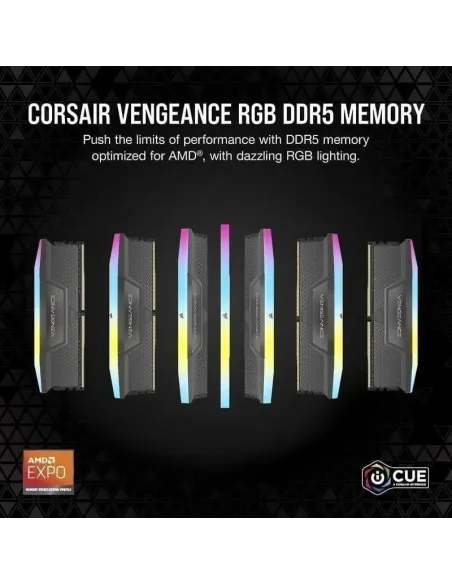 Memoria RAM DDR5 Corsair Vengeance RGB CMH32GX5M2B6000Z38