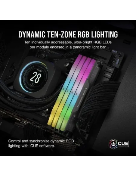 Memoria RAM DDR5 Corsair Vengeance RGB CMH32GX5M2B6000Z38