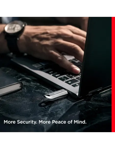 Pendrive USB-C SanDisk Ultra Luxe 128 GB Plata