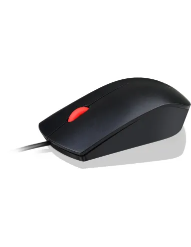 Lenovo Essential Ratón Óptico 1600 DPI Negro para oficina