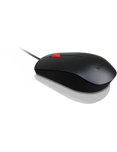 Lenovo Essential Ratón Óptico 1600 DPI Negro para oficina