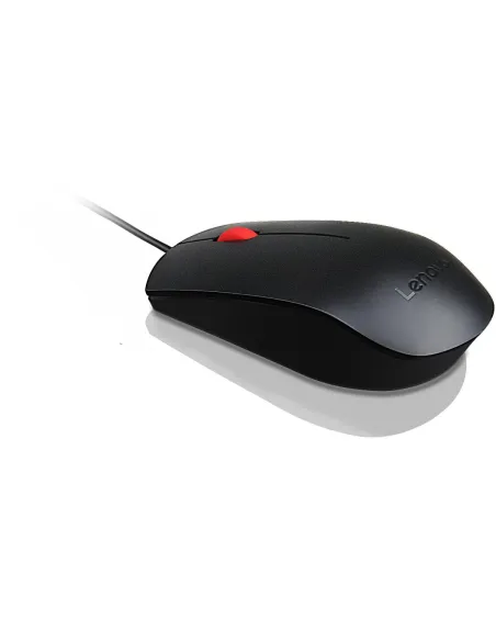 Lenovo Essential Ratón Óptico 1600 DPI Negro para oficina