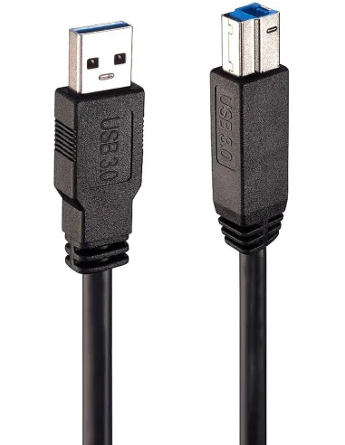 Lindy 43098 Cable USB-A a USB-B Macho/Macho 10 M Negro