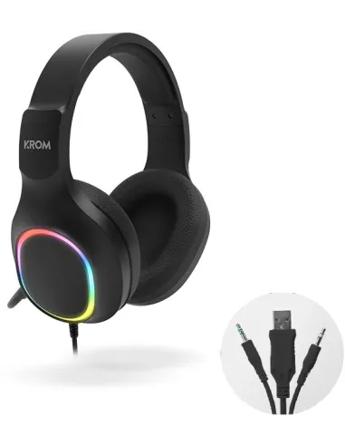 kit gaming 4 en 1 KROM Kenta 4 en 1 RGB Negro para PC