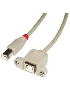 Lindy 31801 Cable USB 1M USB 2.0 USB B Gris, USB 2.0, USB-B, USB-B, Gris-1406880