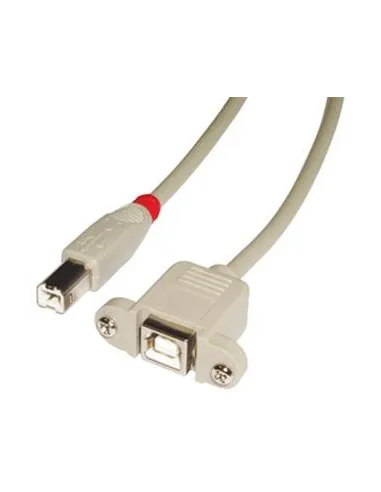 Lindy 31801 Cable USB 1M USB 2.0 USB B Gris, USB 2.0, USB-B, USB-B, Gris