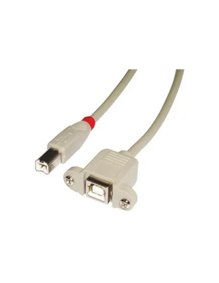 Lindy 31801 Cable USB 1M USB 2.0 USB B Gris, USB 2.0, USB-B, USB-B, Gris