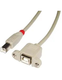 Lindy 31800 Cable USB 50cm USB 2.0 USB B Gris, USB 2.0, USB-B, USB-B, Gris-1406879