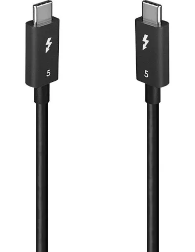 Lindy 31130 Cable Thunderbolt 1 m 80 Gbit/s Negro