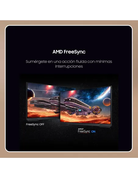 Monitor Samsung Odyssey G5 G51F 27" QHD 180 Hz plano