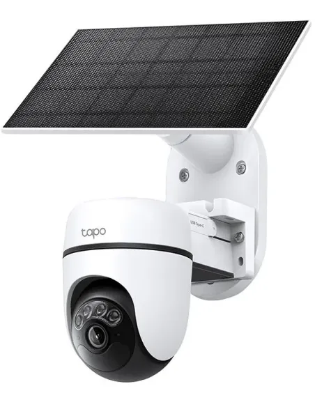 TP-Link Tapo TC90 KIT Cámara de Seguridad Inteligente 360º con Panel Solar