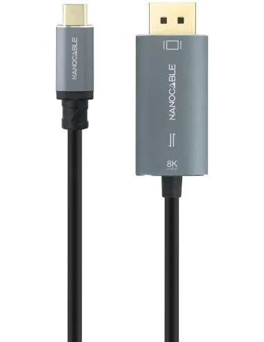 Nanocable 10.15.5022 USB-C a DisplayPort 8K 2M bidireccional