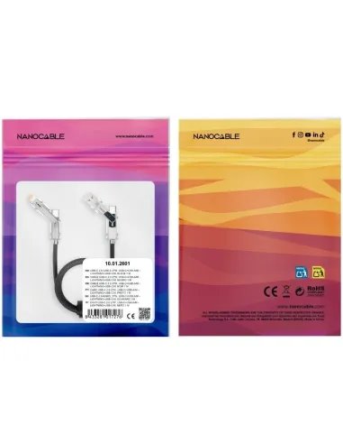 Cable Lightning Nanocable 10.01.2601 USB-C de 1M para iPhone